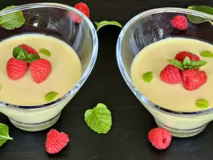 Beierse keto crème met amandelmelk