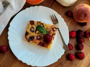 Traditionele clafoutis met fruit