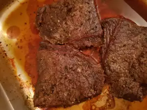 Malse biefstukken uit de oven