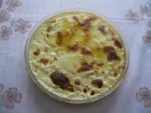 Creme caramel met couscous