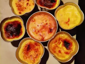 Zelfgemaakte creme karamel