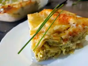 Lasagne met broccoli en kaas