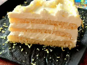 Keto citroen cake