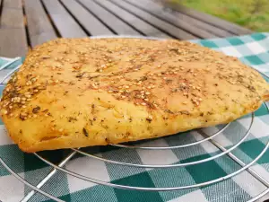 Libanees Flatbread met Kruiden (Mankoush)