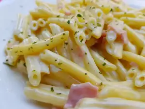 Traditionele pasta carbonara
