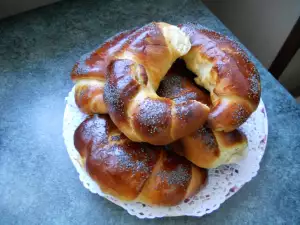 Authentieke maanzaad croissant uit 1966