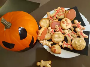 Halloween zandkoekjes