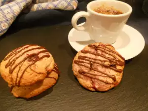 Makkelijke boterkoekjes met kersen