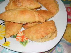 Mini bladerdeegcroissants met chocolade
