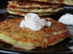 Mini courgette pannenkoeken