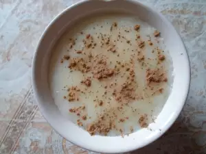 Griesmeelpap met melk