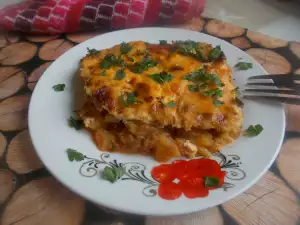 Koolhydraatarme moussaka met courgette