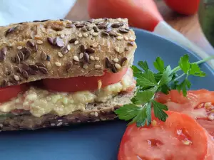 Volkoren sandwiches met avocado