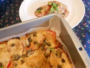 Siciliaanse gegratineerde tomaten