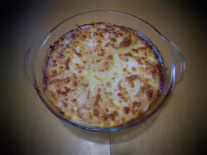 Aardappelgratin met twee soorten kaas