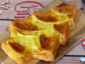 Omelet met spinazie uit de oven