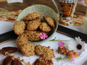 Bloemloze en suikervrije walnootkoekjes