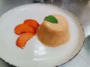 Perzik panna cotta
