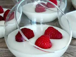 Keto vanille panna cotta