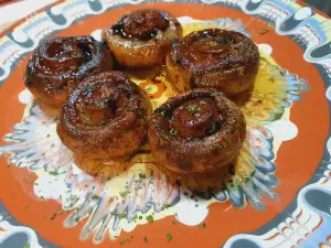 Ovengebakken champignons in boter