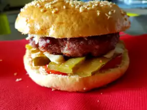 Zelfgemaakte hamburgers