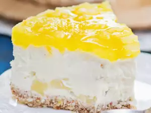 Cheesecake met ananas