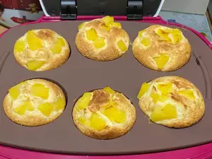 Ananasmuffins met poedersuiker
