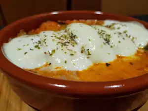 Mozzarella met groenten (Pisto)