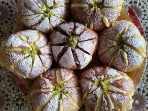 Puddingbroodjes met vanille smaak