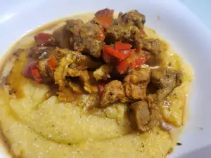 Kachamak met varkensvlees in Instant pot + Airfryer