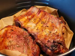 Varkensspareribs uit de airfryer