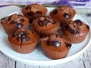 Vegan cupcakes met pure chocolade
