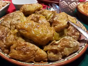 Vegan zuurkool sarma uit de oven