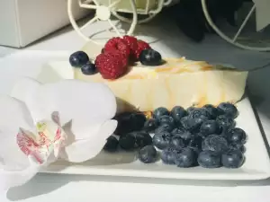 Proteinerijke taart met skyr