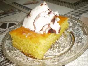 Revani met griesmeel en sinaasappelsmaak