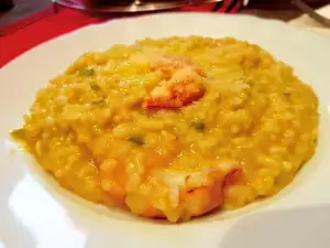 Italiaanse risotto met zeevruchten