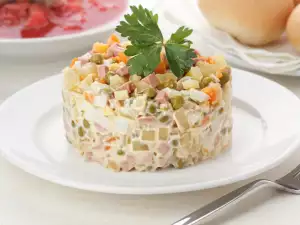Echte Russische salade