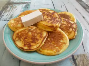 Mini pannenkoeken van maïsbloem