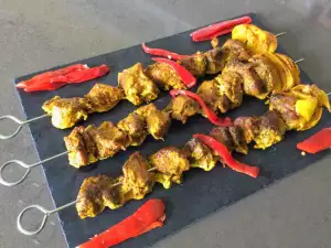 Spaanse pinchitos spiesjes uit de oven