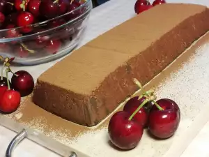 Delicaat chocolade dessert zonder te bakken