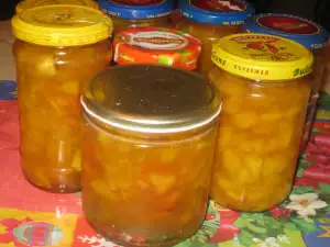 Perzik jam met citroenzuur