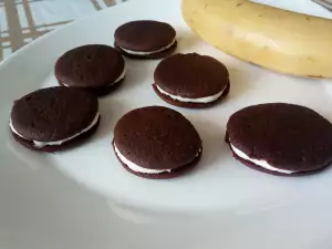 Koekjes met bananencreme