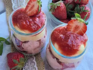 Onweerstaanbaar aardbeien dessert