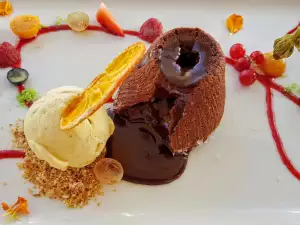 Chocolade vulkaan symfonie