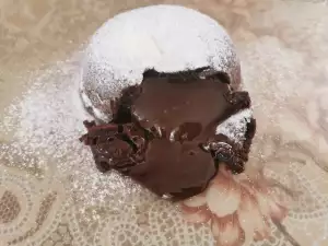 Lindt chocoladesoufflé met vloeibare kern