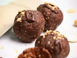 Rauwe balletjes met cacao en sinaasappel