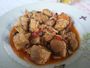 Heerlijke kavarma met varkensvlees