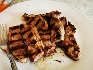 Varkenssteaks in honingmarinade