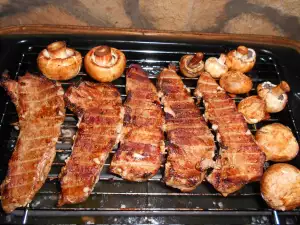 Gegrilde karbonades met biermarinade