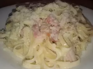 Makkelijke tagliatelle carbonara